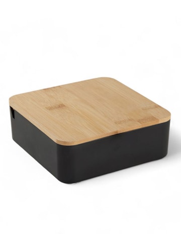 UTILITY Opbergbox zwart - (B)14 x (H)5 x (D)14 cm