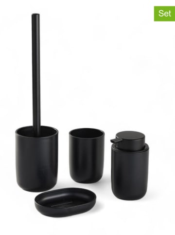 UTILITY 4-delige badaccessoiresset zwart