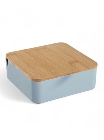 UTILITY Aufbewahrungsbox in Blau - (B)14 x (H)5 x (T)14 cm