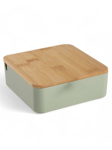 UTILITY Opbergbox groen - (B)14 x (H)5 x (D)14 cm