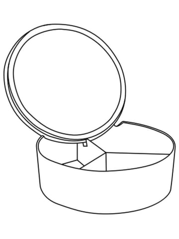 UTILITY Aufbewahrungsbox in Grün - Ø 14 cm x (H)5 cm