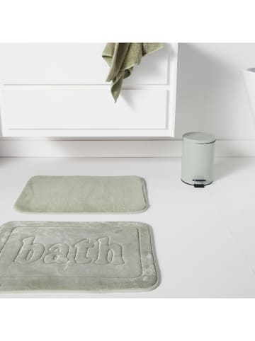 UTILITY Badematte in Grün - (L)60 x (B)40 cm