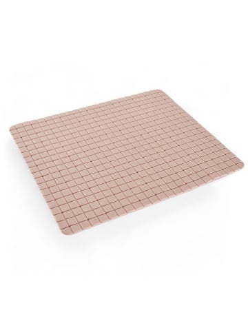 UTILITY Kunststoff-Badematte in Rosa - (L)65 x (B)35 cm