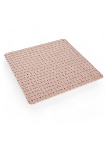 UTILITY Kunststoff-Badematte in Rosa - (L)50 x (B)50 cm