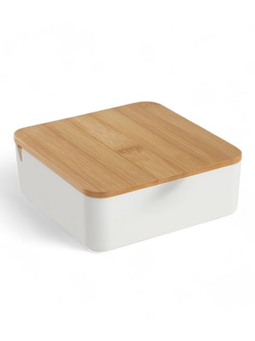 UTILITY Aufbewahrungsbox in Weiß - (B)14 x (H)5 x (T)14 cm