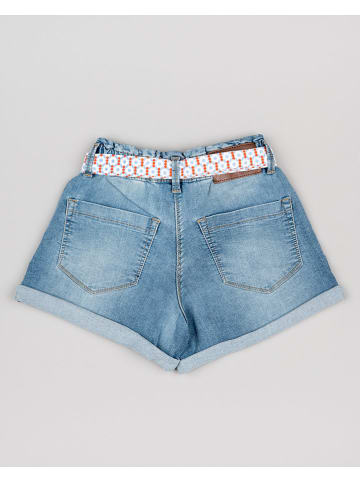 LOSAN Jeans-Shorts in Blau