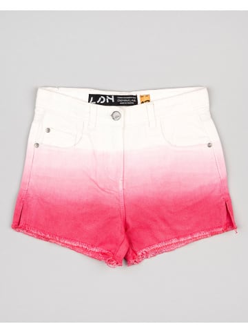 LOSAN Shorts in Pink/ Weiß