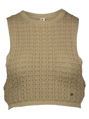 LOSAN Gebreide top groen