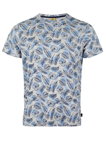 Roadsign Shirt in Grau/ Blau