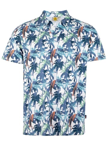 Roadsign Poloshirt in Blau/ Bunt