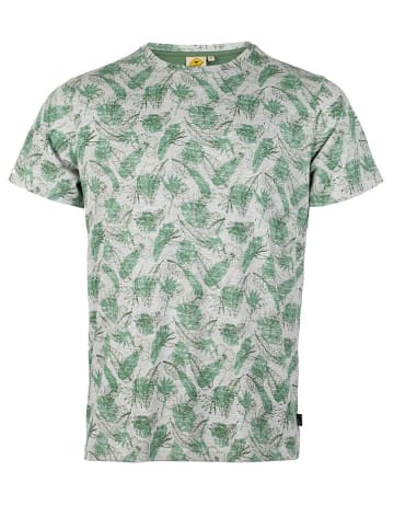 Roadsign Shirt in Grau/ Grün