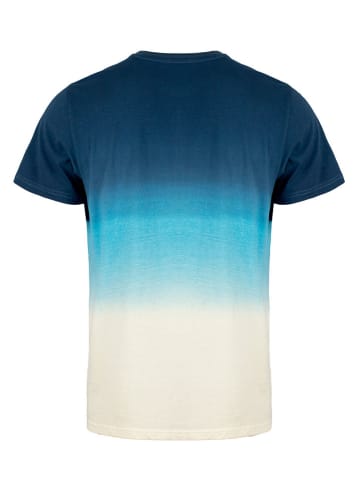 Roadsign Shirt in Blau/ Creme