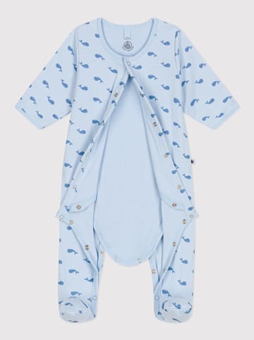 PETIT BATEAU Strampler in Hellblau