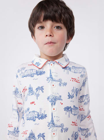 PETIT BATEAU Pyjama in Weiß