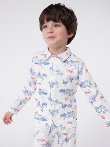 PETIT BATEAU Pyjama in Weiß