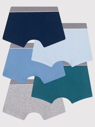 PETIT BATEAU 5er-Set: Boxershorts in Bunt