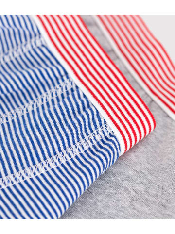 PETIT BATEAU 2-delige set: boxershorts blauw/grijs