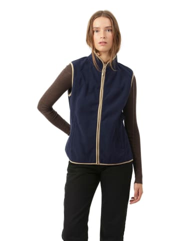 Ilse Jacobsen Fleece bodywarmer donkerblauw