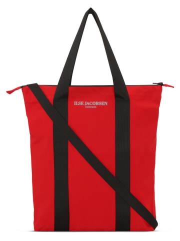 Ilse Jacobsen Shopper rood - (B)38 x (H)40 cm