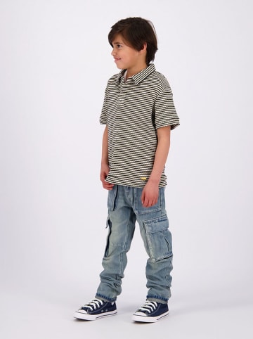 Vingino Spijkerbroek "Peppe cargo" - straight fit - lichtblauw