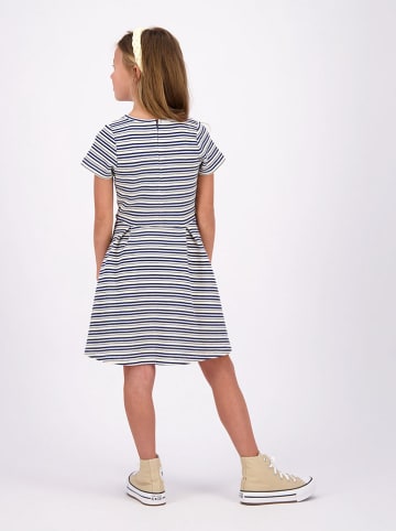 Vingino Kleid "Pemily" in Beige/ Dunkelblau