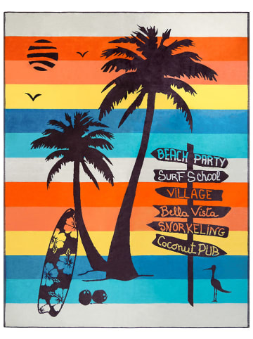 Le Comptoir de la Plage Strandtuch ''Coconut Beach'' in Bunt - (L)180 x (B)140 cm