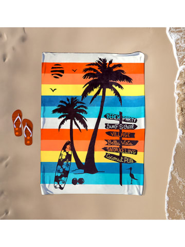 Le Comptoir de la Plage Strandtuch ''Coconut Beach'' in Bunt - (L)180 x (B)140 cm