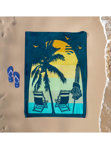 Le Comptoir de la Plage Ręcznik plażowy "Arche" ze wzorem - 180 x 140 cm