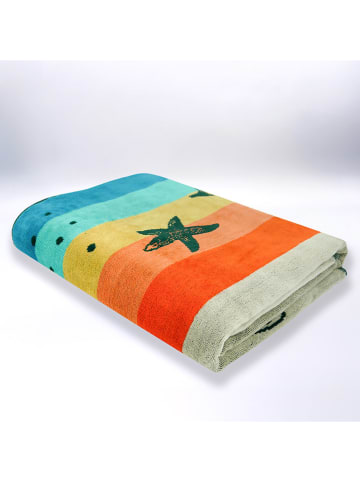 Le Comptoir de la Plage Strandtuch ''Anafi'' in Bunt - (L)180 x (B)140 cm