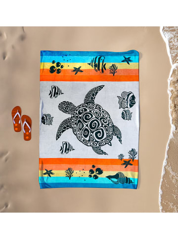 Le Comptoir de la Plage Strandtuch ''Anafi'' in Bunt - (L)180 x (B)140 cm