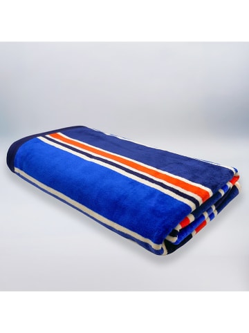 Le Comptoir de la Plage Strandtuch ''Kapados'' in Dunkelblau/ Blau - (L)175 x (B)100 cm