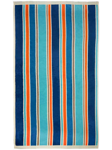 Le Comptoir de la Plage Strandtuch ''Zamora'' in Blau/ Türkis - (L)175 x (B)100 cm