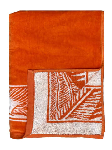 Le Comptoir de la Plage Strandtuch ''Nossa'' in Orange - (L)170 x (B)90 cm