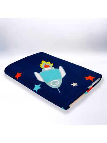 Le Comptoir de la Plage Mikrofaser-Strandtuch ''Galaxy'' in Dunkelblau/ Bunt - (L)140 x (B)70 cm