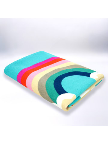 Le Comptoir de la Plage Mikrofaser-Strandtuch ''Koala'' in Türkis/ Bunt - (L)140 x (B)70 cm