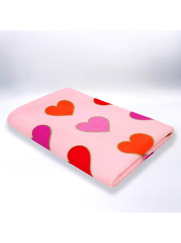 Le Comptoir de la Plage Mikrofaser-Strandtuch ''Curs'' in Rosa/ Pink - (L)140 x (B)70 cm