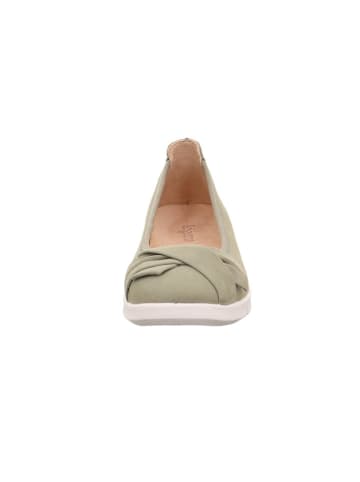 Legero Leren ballerina's "Lucca" kaki