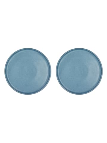 Villa Collection 2-delige set: dinerborden "Fjord" blauw - Ø 26,5 cm