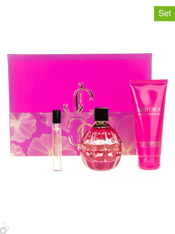 Jimmy Choo 3tlg. Set: "Rose Passion" - 2 x EdP und Bodylotion