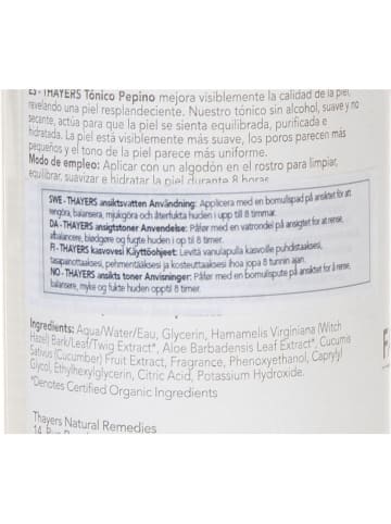 Thayers Gesichtwasser "Cucumber Aloe Vera", 355  ml