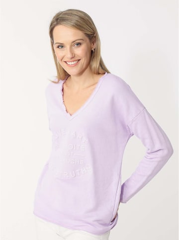 Zwillingsherz Sweatshirt lila