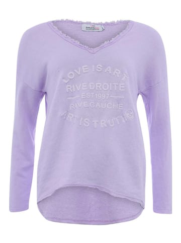 Zwillingsherz Sweatshirt in Lila