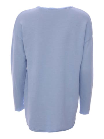 Zwillingsherz Sweatshirt in Hellblau