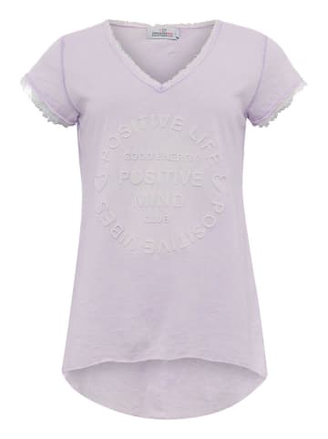 Zwillingsherz Shirt in Lila