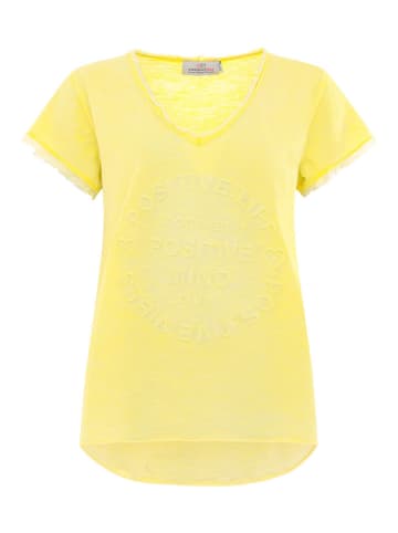 Zwillingsherz Shirt in Gelb