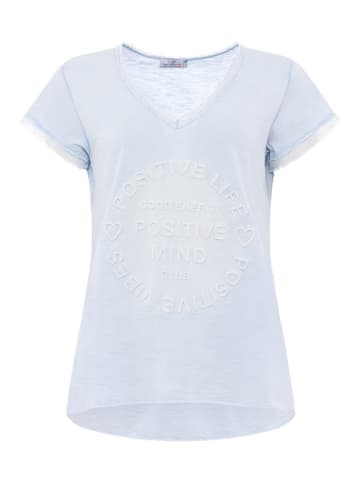 Zwillingsherz Shirt in Hellblau