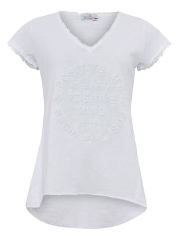 Zwillingsherz Shirt in Weiß