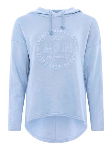 Zwillingsherz Hoodie in Hellblau