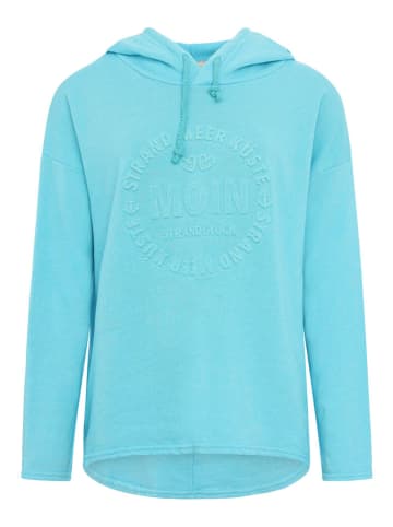 Zwillingsherz Hoodie in Hellblau