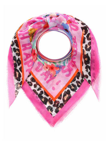 Zwillingsherz Tuch in Rosa - (L)200 x (B)100 cm